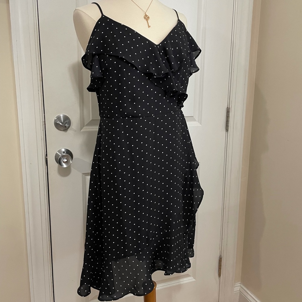 Banana Republic polkadot spaghetti strap dress